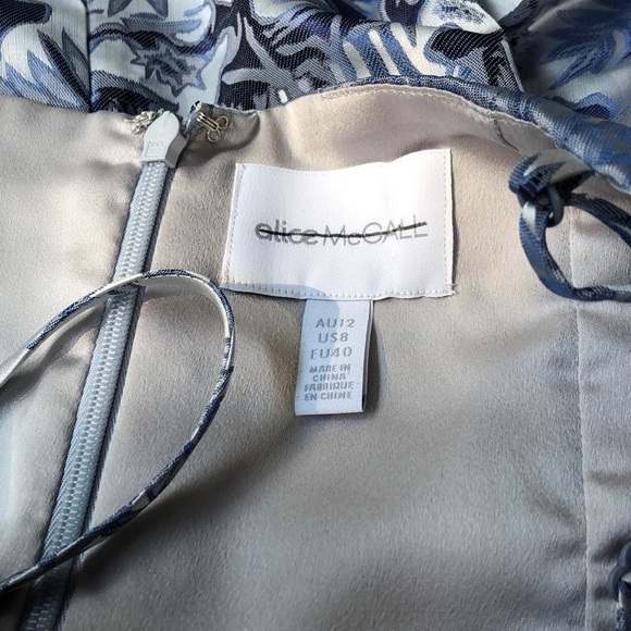 Alice McCall blue printed mini Dress - Picture 6 of 6